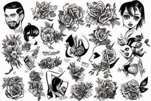 ana de armas tattoo idea