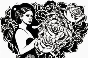 Prenses Leia resist revolution tattoo idea