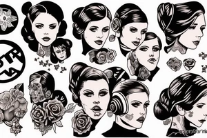 Prenses Leia resist revolution tattoo idea