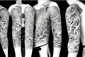japanese samurai tattoo idea