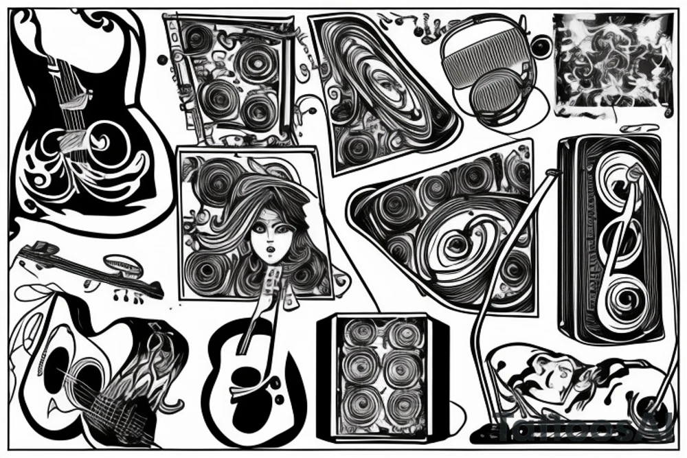 music tattoo idea