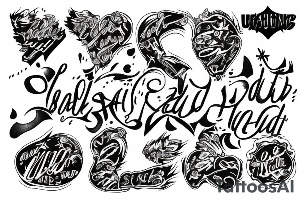 wasted youth tattoo idea