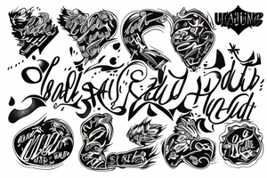 wasted youth tattoo idea
