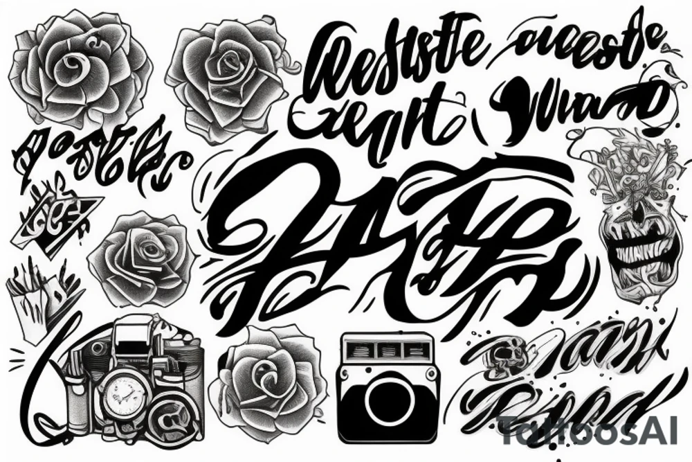 wasted youth tattoo idea