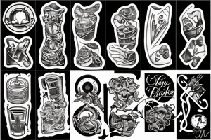 Whiskey sour tattoo idea