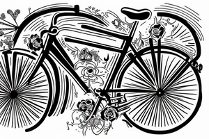 Like riding a bicycle tattoo idea