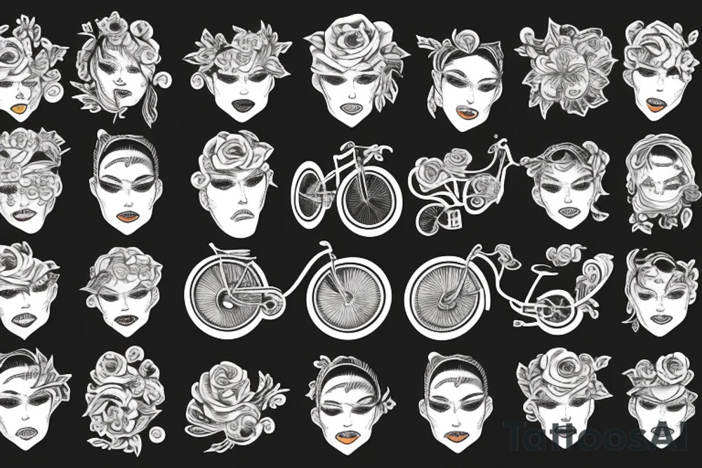Like riding a bicycle tattoo idea