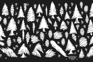 Pine tree little pines tattoo idea