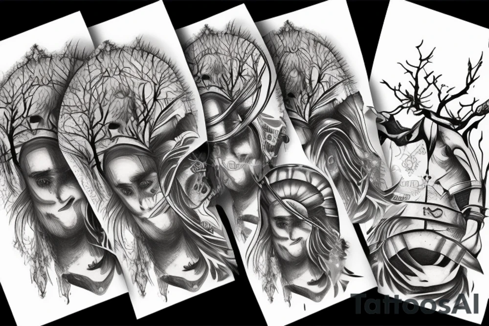Pine tree little pines assassin's creed tattoo idea