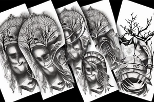 Pine tree little pines assassin's creed tattoo idea