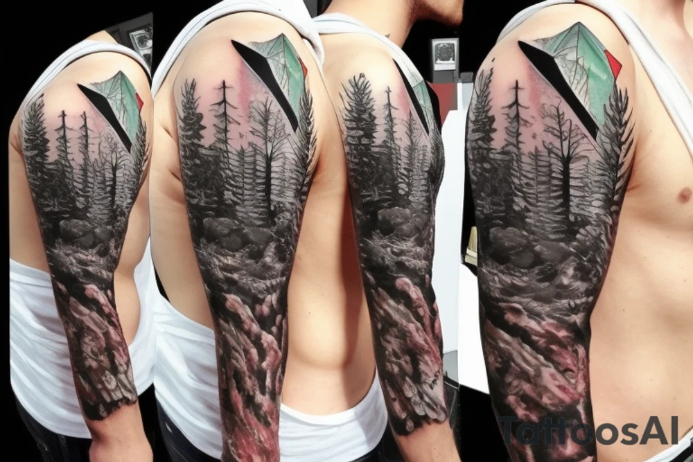 Pine tree little pines assassin's creed tattoo idea
