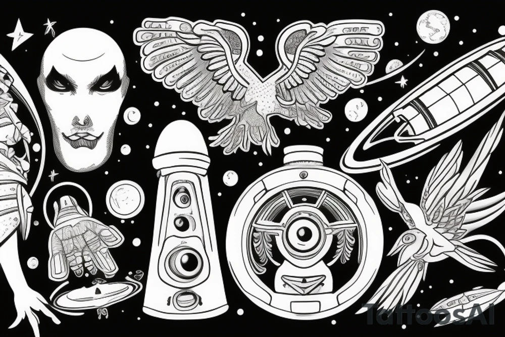 Space tattoo idea