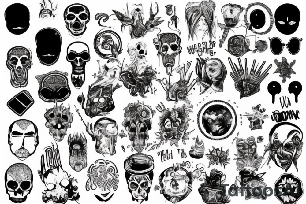 "When the going gets weird, the weird turn pro" tattoo idea