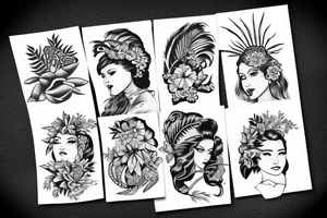 hawaiian girl tattoo idea