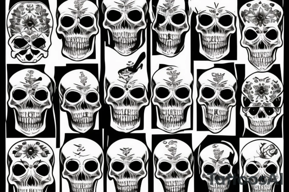 skull tattoo idea