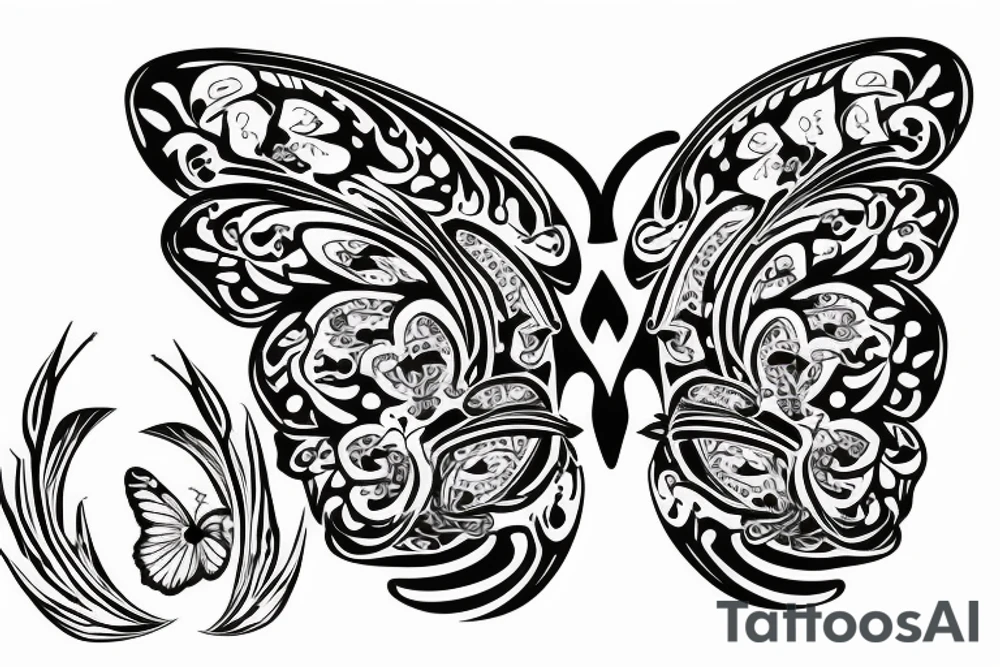 butterfly with a skull pattern on the wings tattoo idea butterfly with a skull pattern on the wings tattoo idea