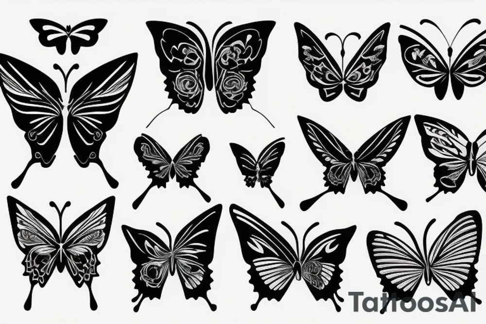 butterfly with a skull pattern on the wings tattoo idea butterfly with a skull pattern on the wings tattoo idea