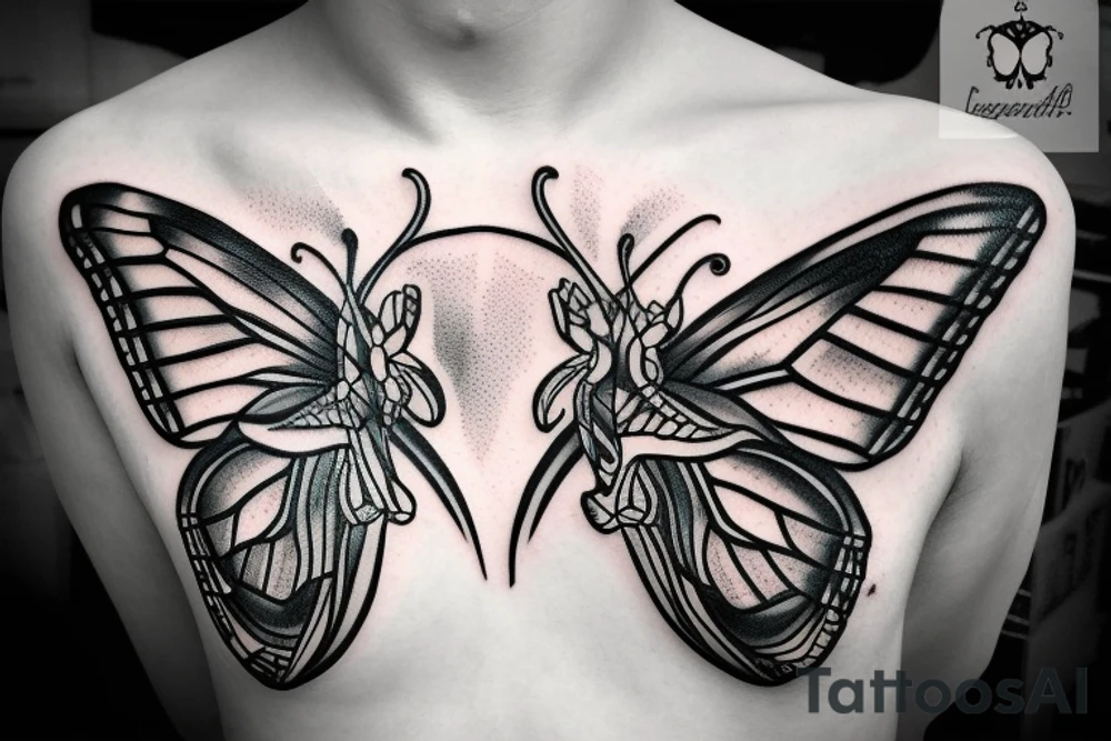 butterfly with a skull pattern on the wings tattoo idea butterfly with a skull pattern on the wings tattoo idea