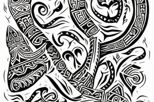 New Zealand jade  Maori hei tiki tattoo idea