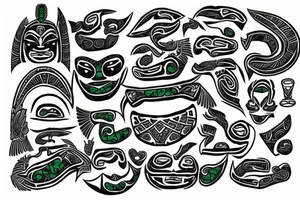 New Zealand jade  Maori hei tiki tattoo idea