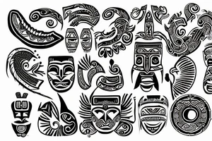 New Zealand jade  Maori hei tiki tattoo idea