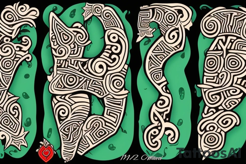 New Zealand jade  Maori hei tiki tattoo idea