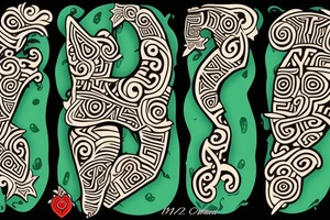 New Zealand jade  Maori hei tiki tattoo idea