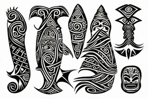 New Zealand jade  Maori hei tiki tattoo idea
