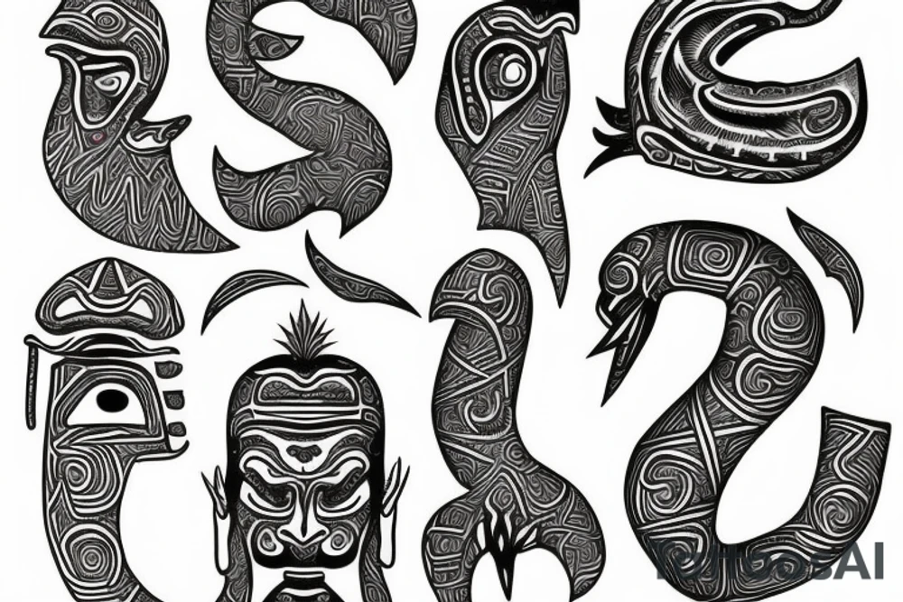New Zealand jade  Maori hei tiki tattoo idea