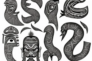 New Zealand jade  Maori hei tiki tattoo idea