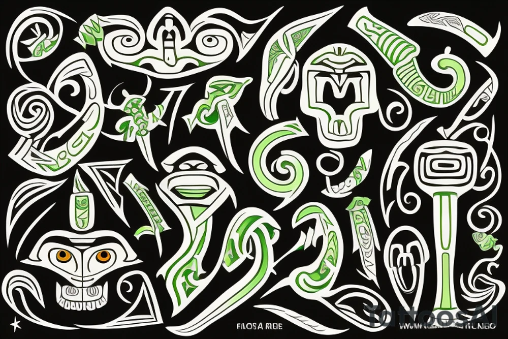 New Zealand jade  Maori hei tiki tattoo idea