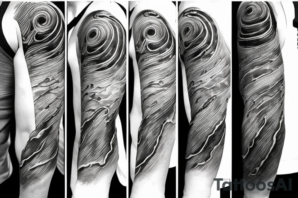 cloud eye rain tattoo idea