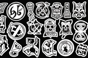 dice 666 tattoo idea