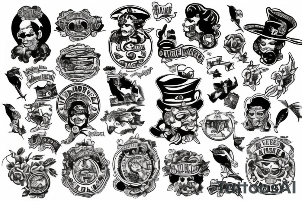 Sailor Jerry style tattoo idea