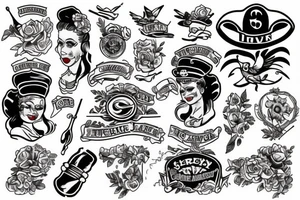 Sailor Jerry style tattoo idea