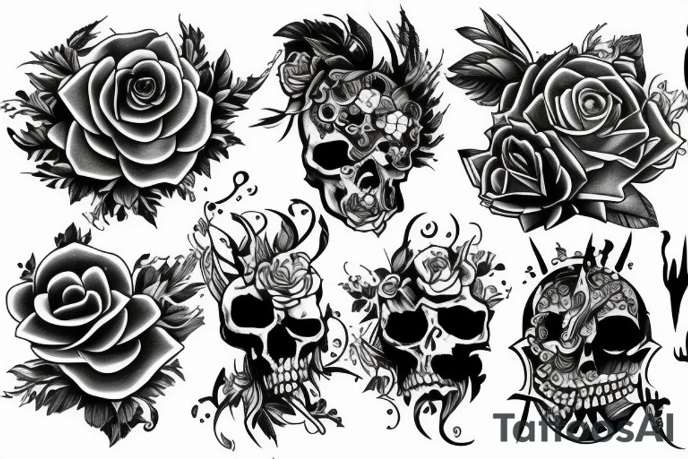 Random pictures tattoo idea