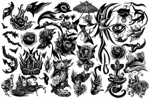Random pictures tattoo idea