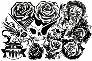 Random pictures tattoo idea