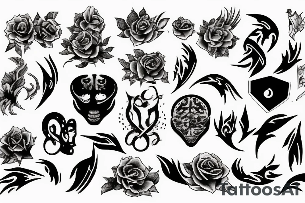 Random pictures tattoo idea
