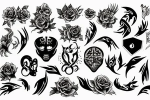 Random pictures tattoo idea