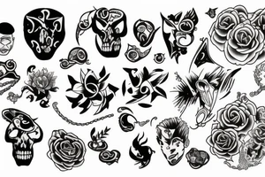 Random pictures tattoo idea