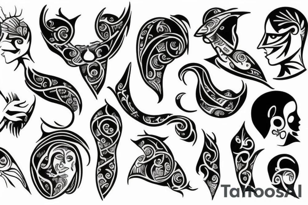 Random pictures tattoo idea