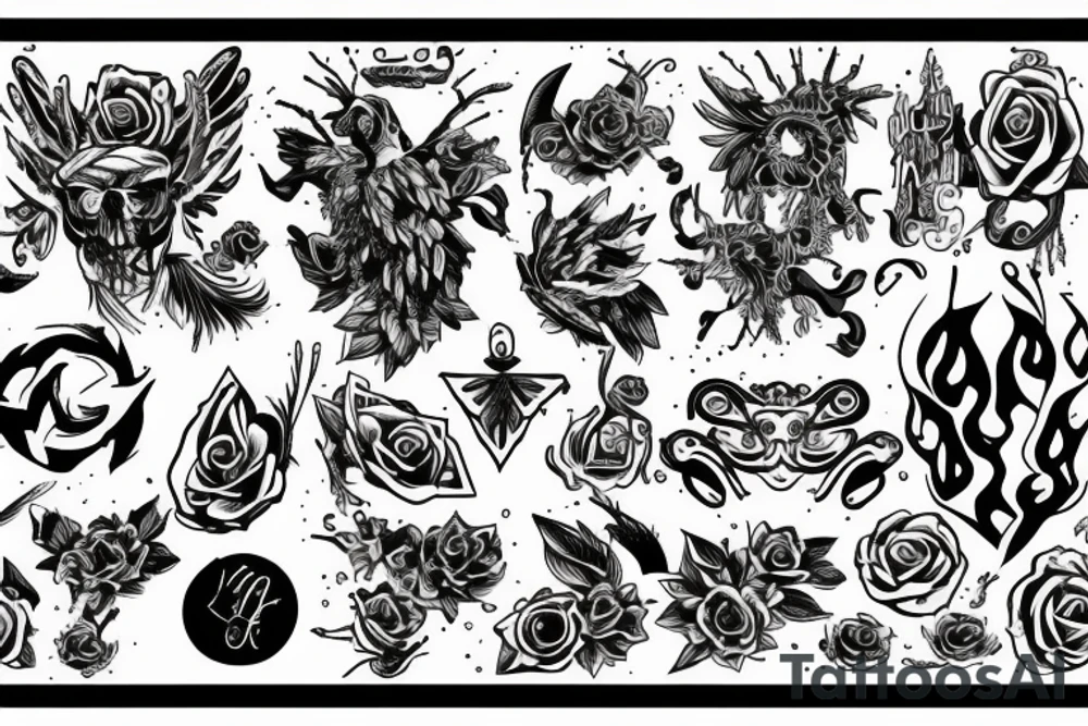 Random pictures tattoo idea