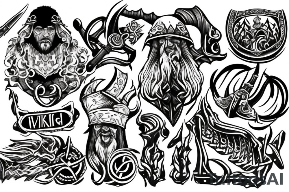 Viking tattoo idea