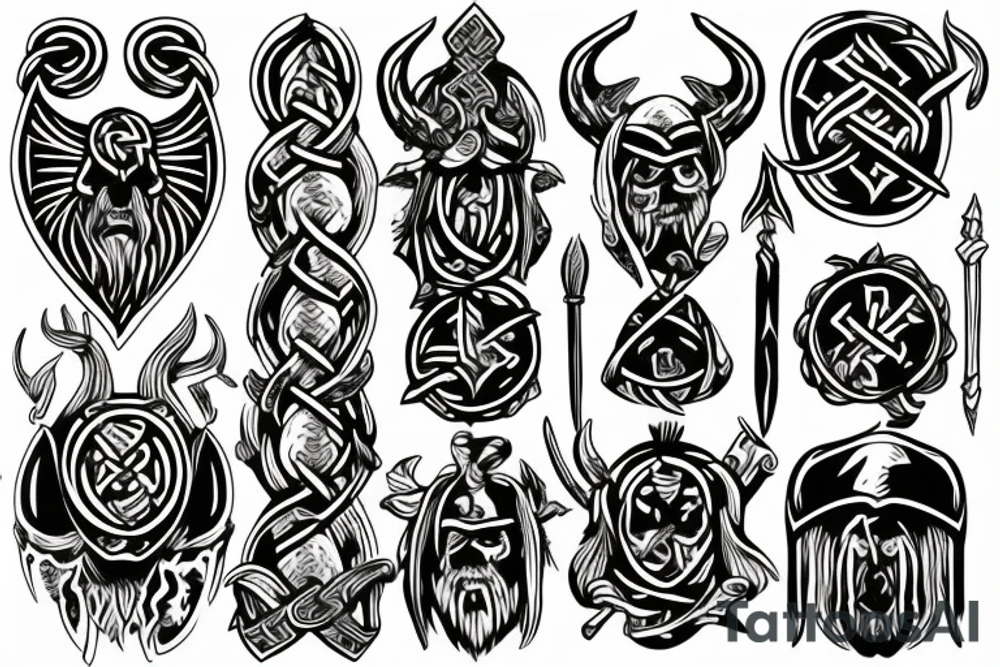 Viking tattoo idea