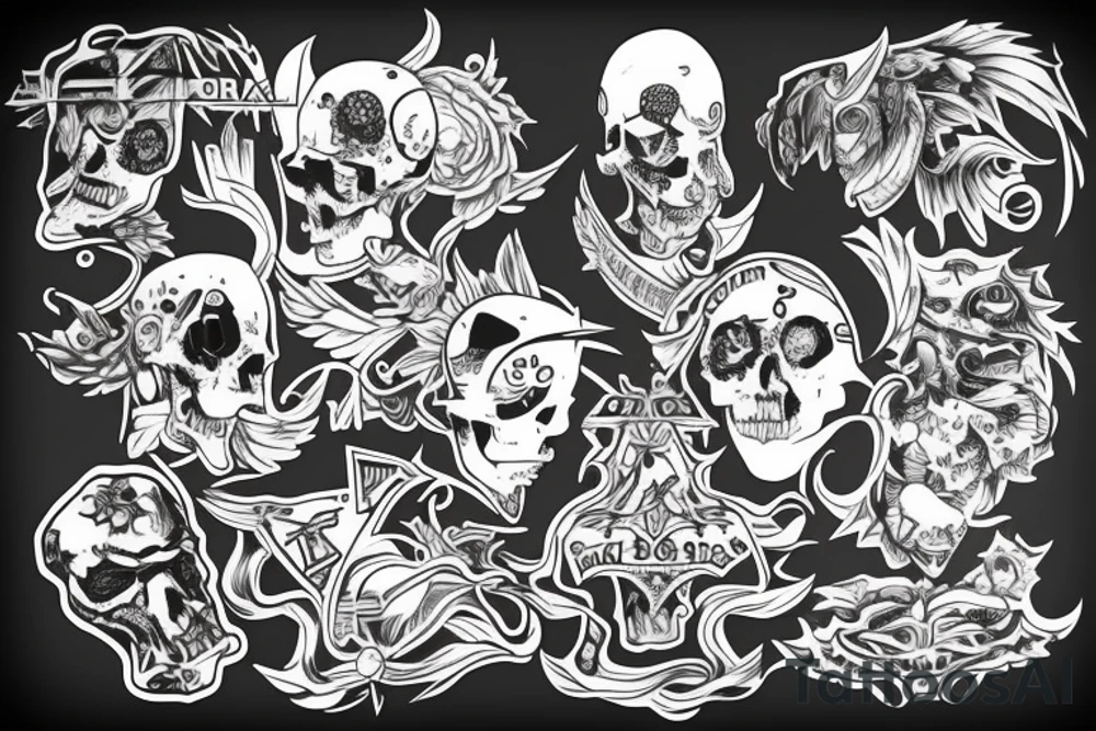 Random pictures tattoo idea