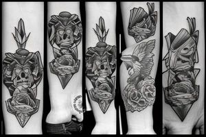 Random pictures tattoo idea