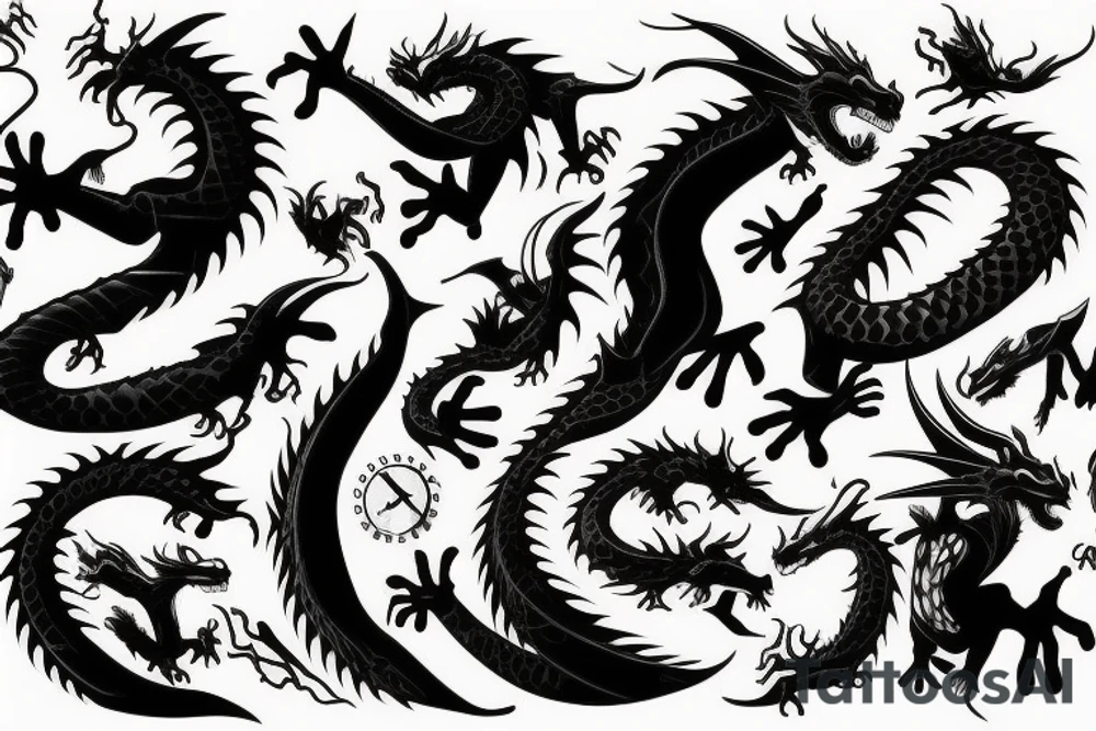Dragon tattoo idea