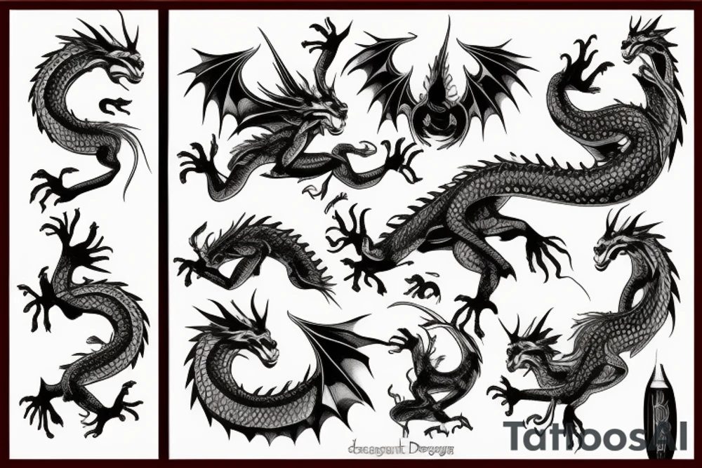Dragon tattoo idea