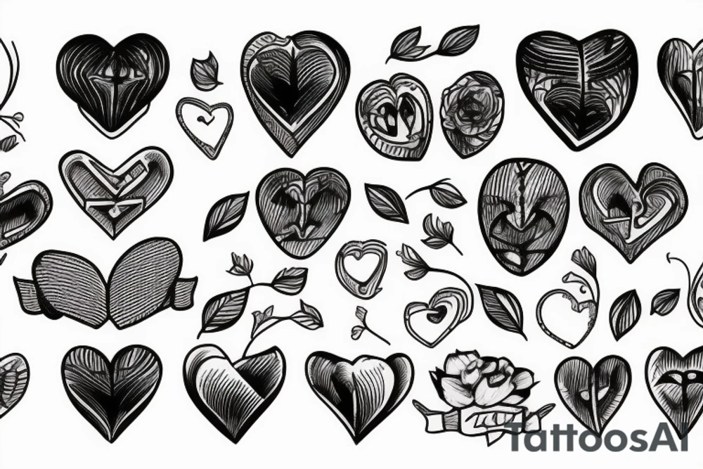 the crying heart tattoo idea